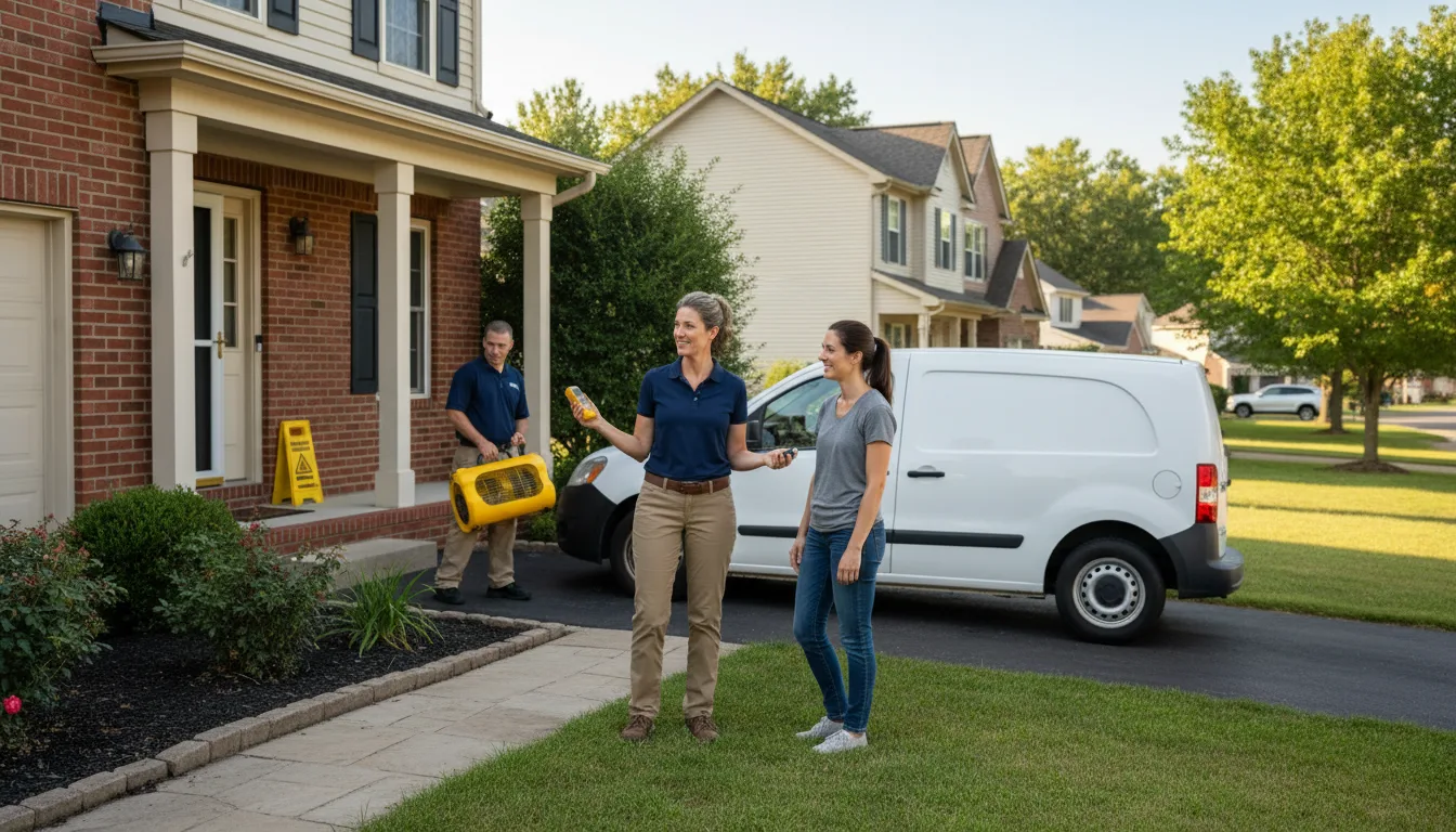 Residential water damage restoration in Leesburg, FL